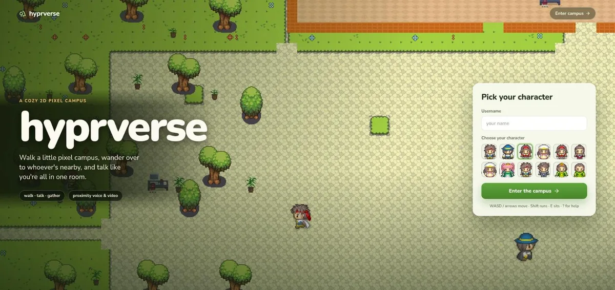 hyprverse — live preview