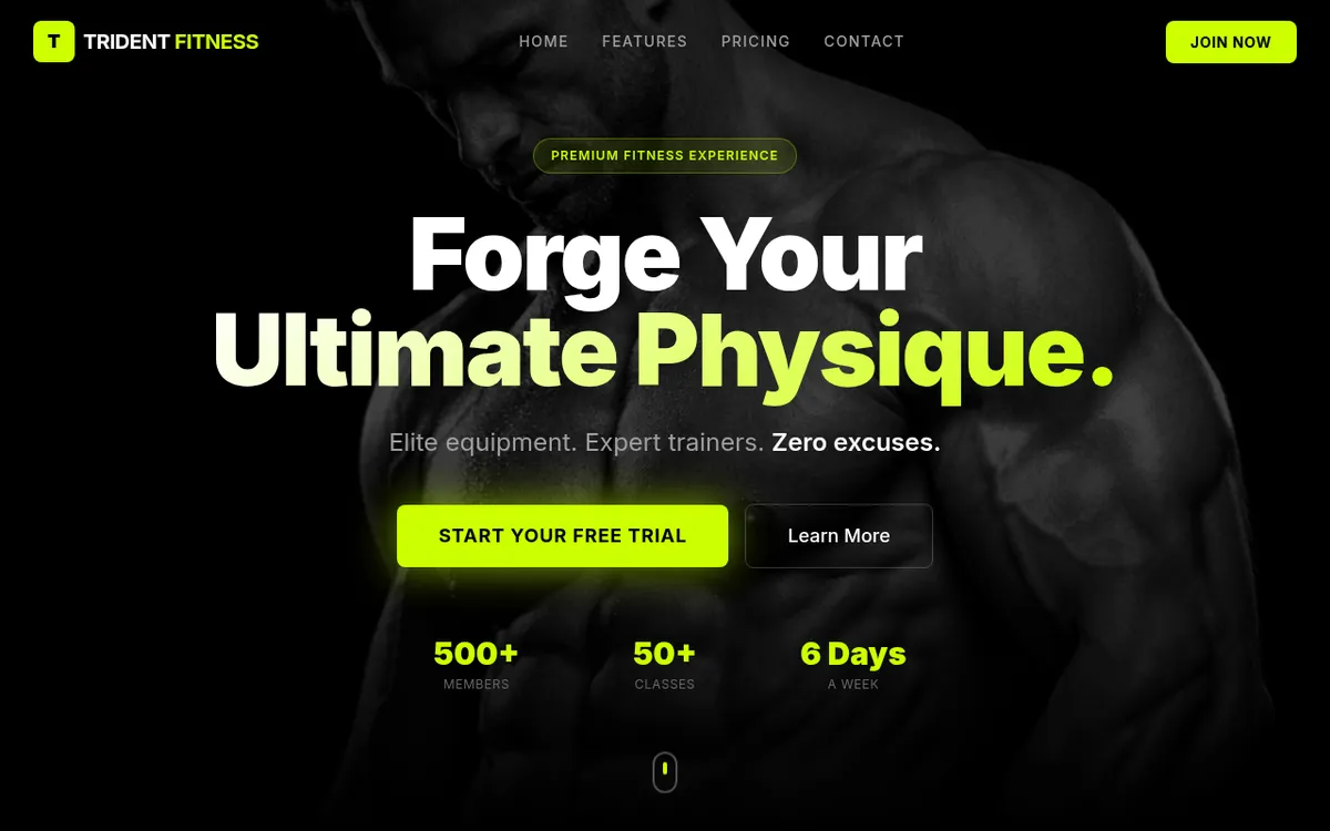 Trident-Fitness — live preview