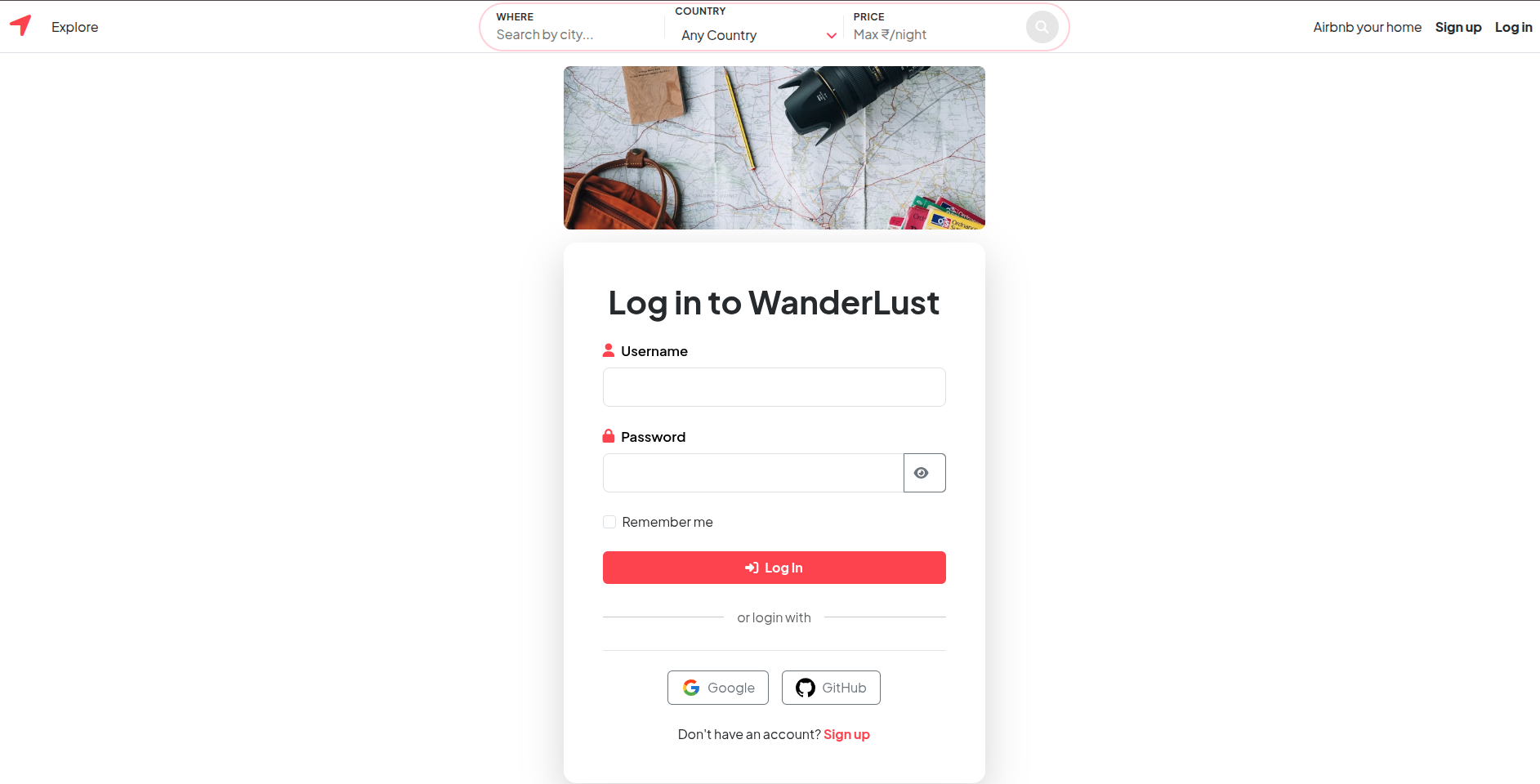 Authentication flow for returning travellers and hosts.